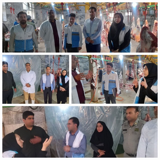 نظارت میدانی مشترک با اداره دامپزشکی 